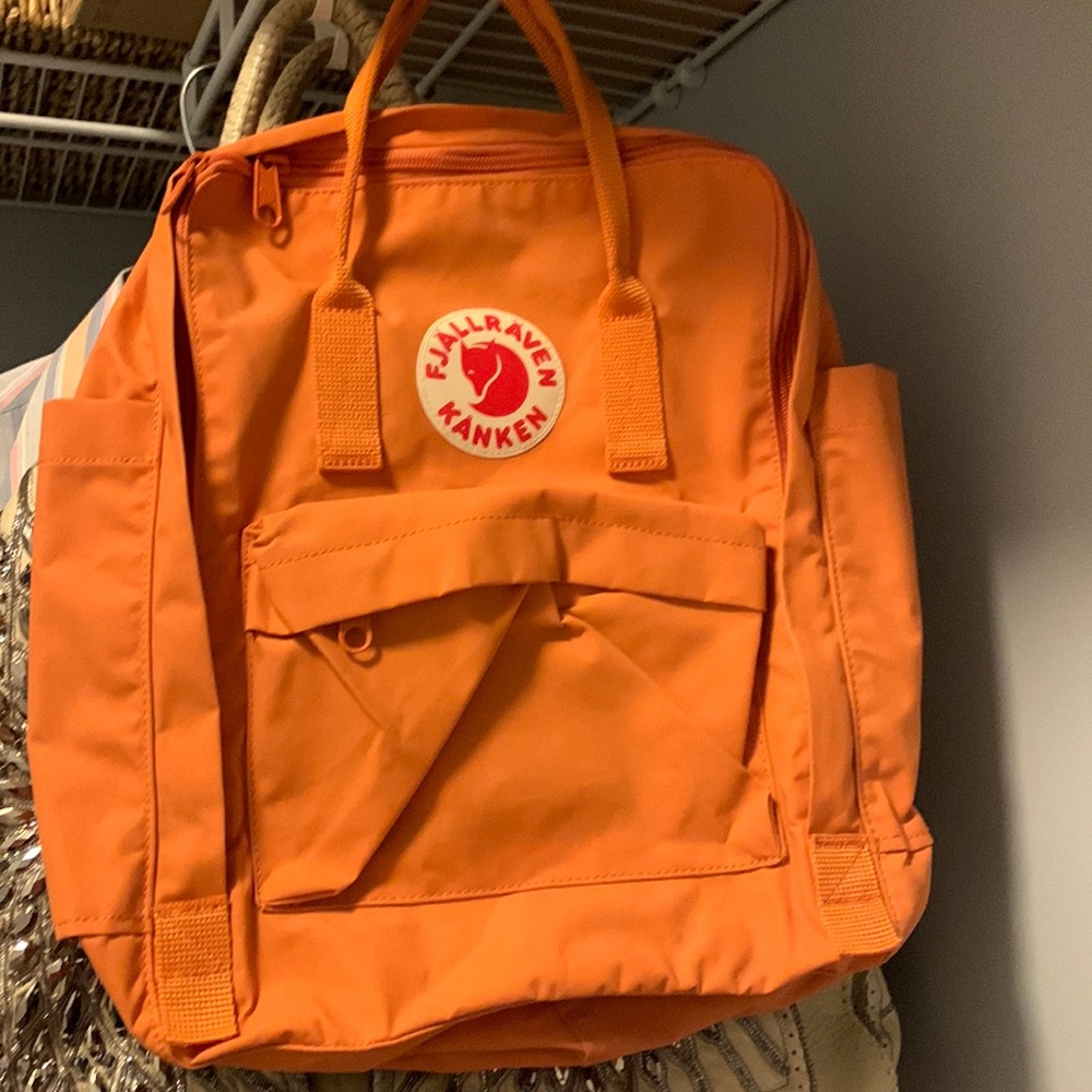 New Fjallraven Kanken Backpack Orange